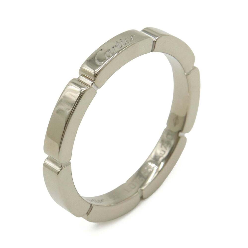 CARTIER Authentic 18k White Wedding Ring #55